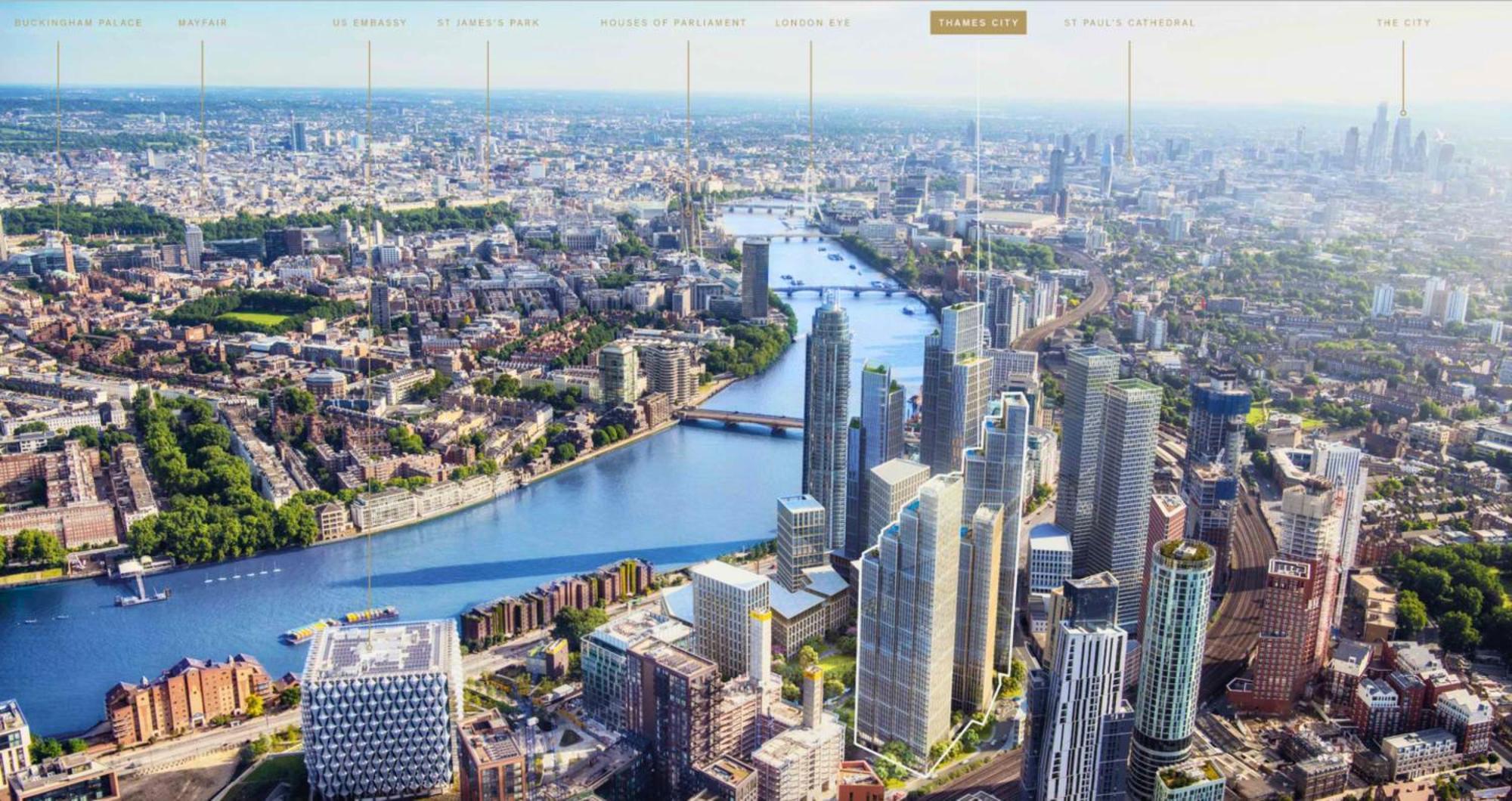 Lavish Penthouse River View Fast Wifi - Luxurylondonstays Luaran gambar