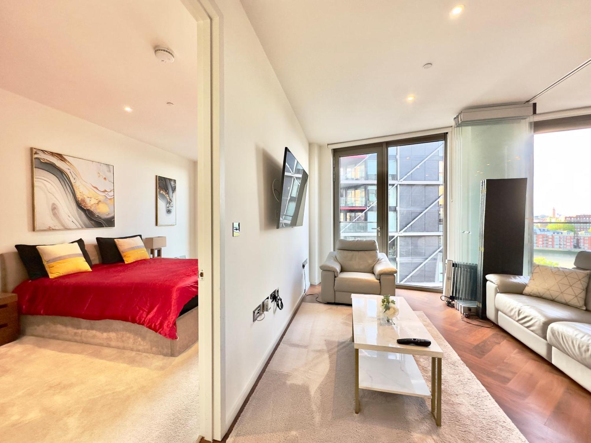 Lavish Penthouse River View Fast Wifi - Luxurylondonstays Luaran gambar