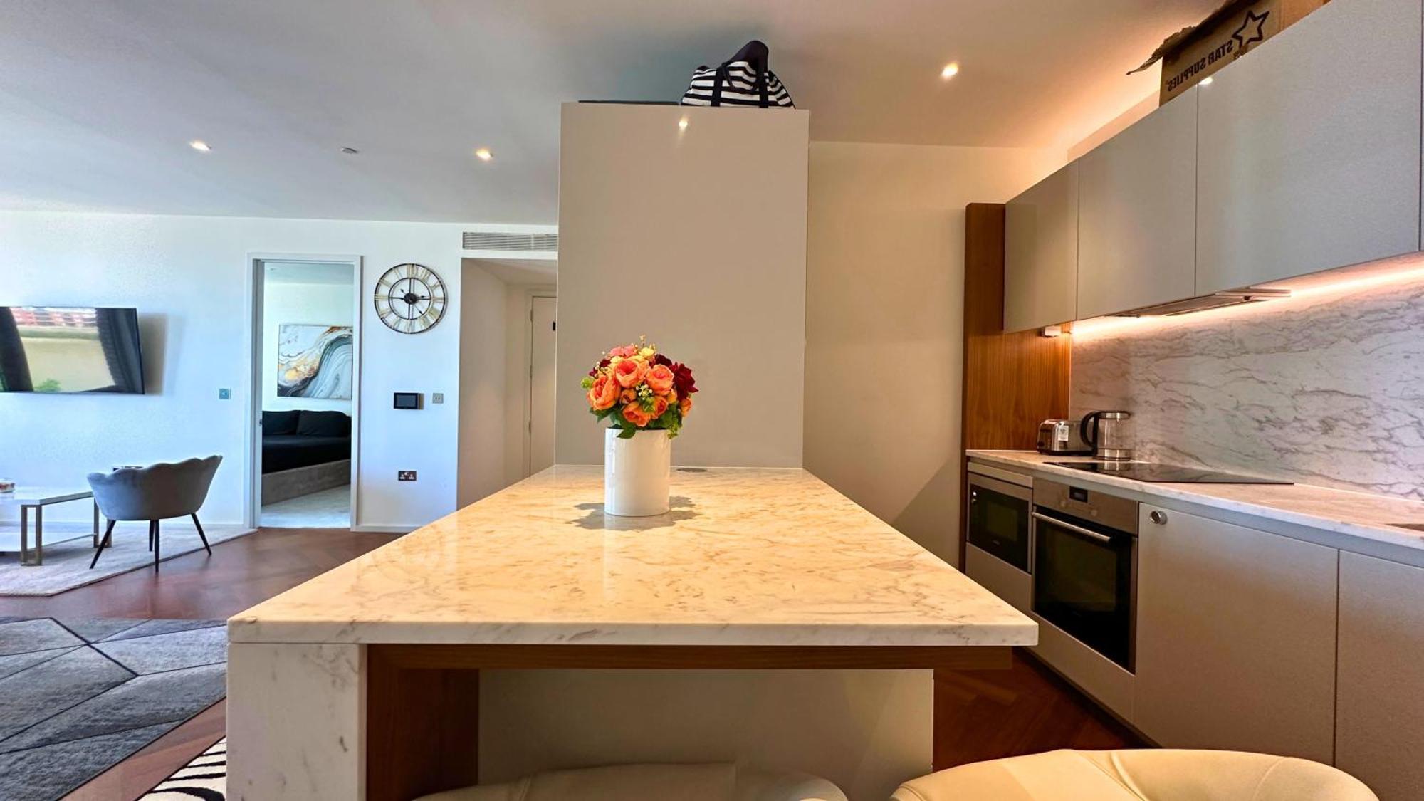 Lavish Penthouse River View Fast Wifi - Luxurylondonstays Luaran gambar