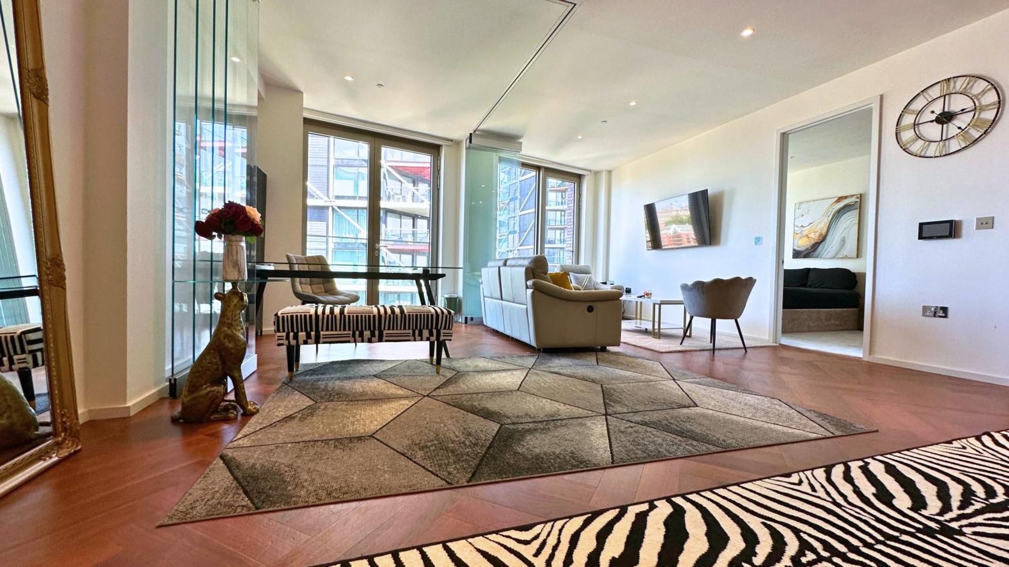 Lavish Penthouse River View Fast Wifi - Luxurylondonstays Luaran gambar