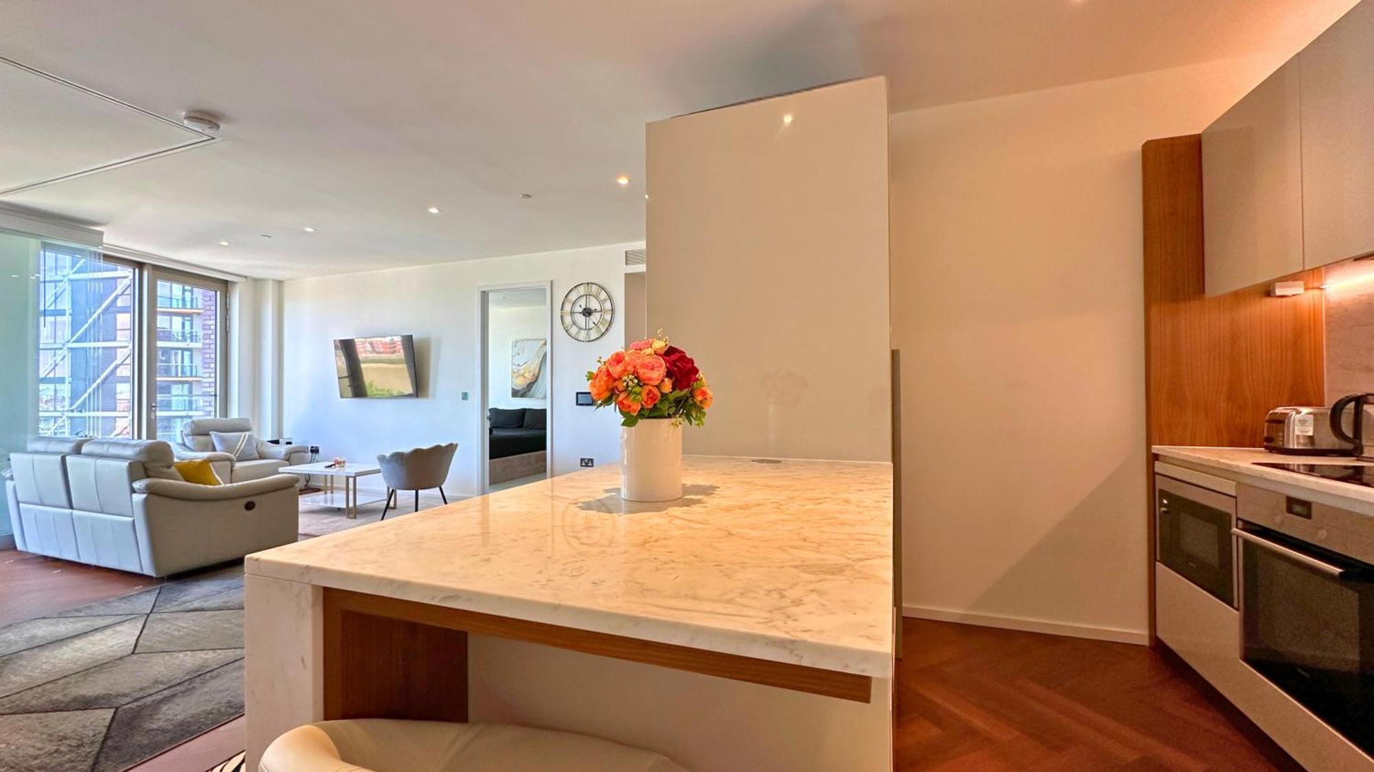 Lavish Penthouse River View Fast Wifi - Luxurylondonstays Luaran gambar