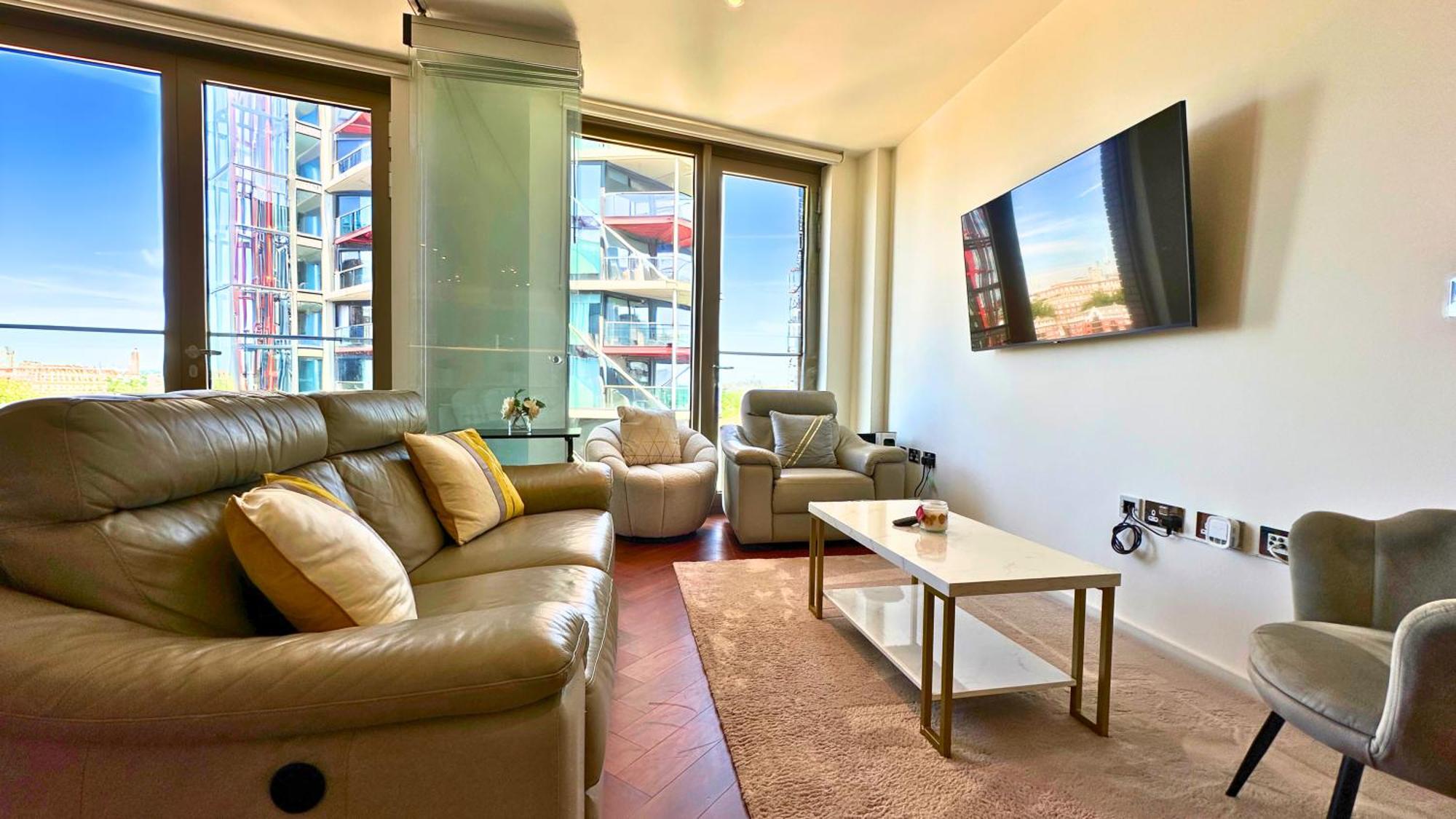 Lavish Penthouse River View Fast Wifi - Luxurylondonstays Luaran gambar