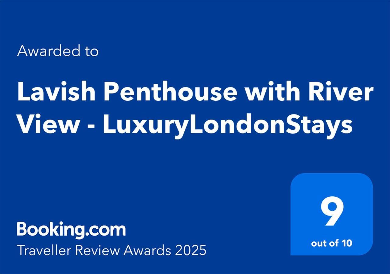 Lavish Penthouse River View Fast Wifi - Luxurylondonstays Luaran gambar